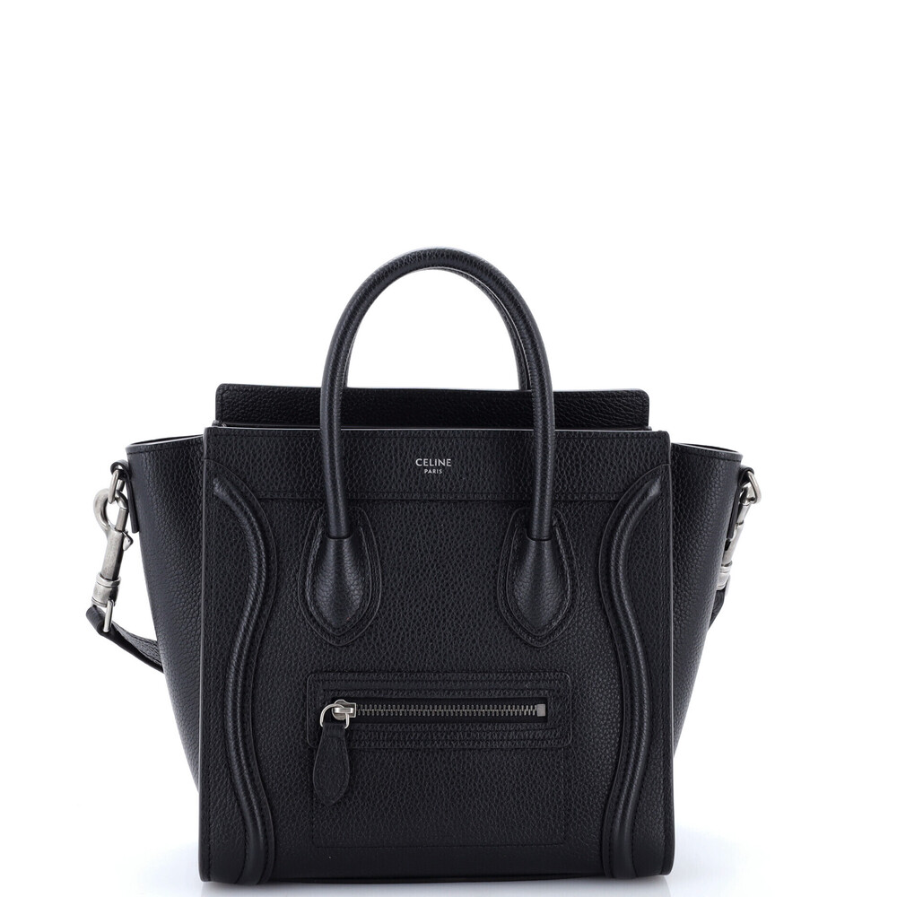 Celine Nano Luggage Bag Grainy Leather